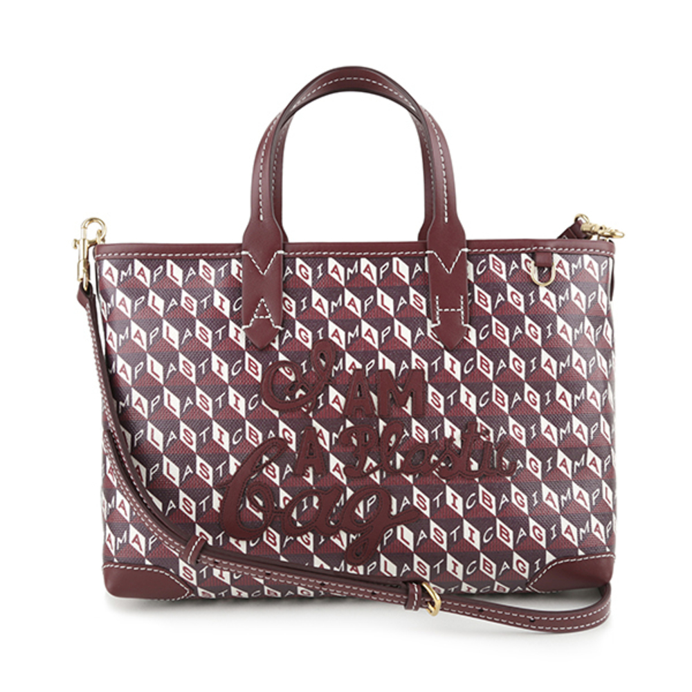 Anya Hindmarch Tote Bag Wine Red